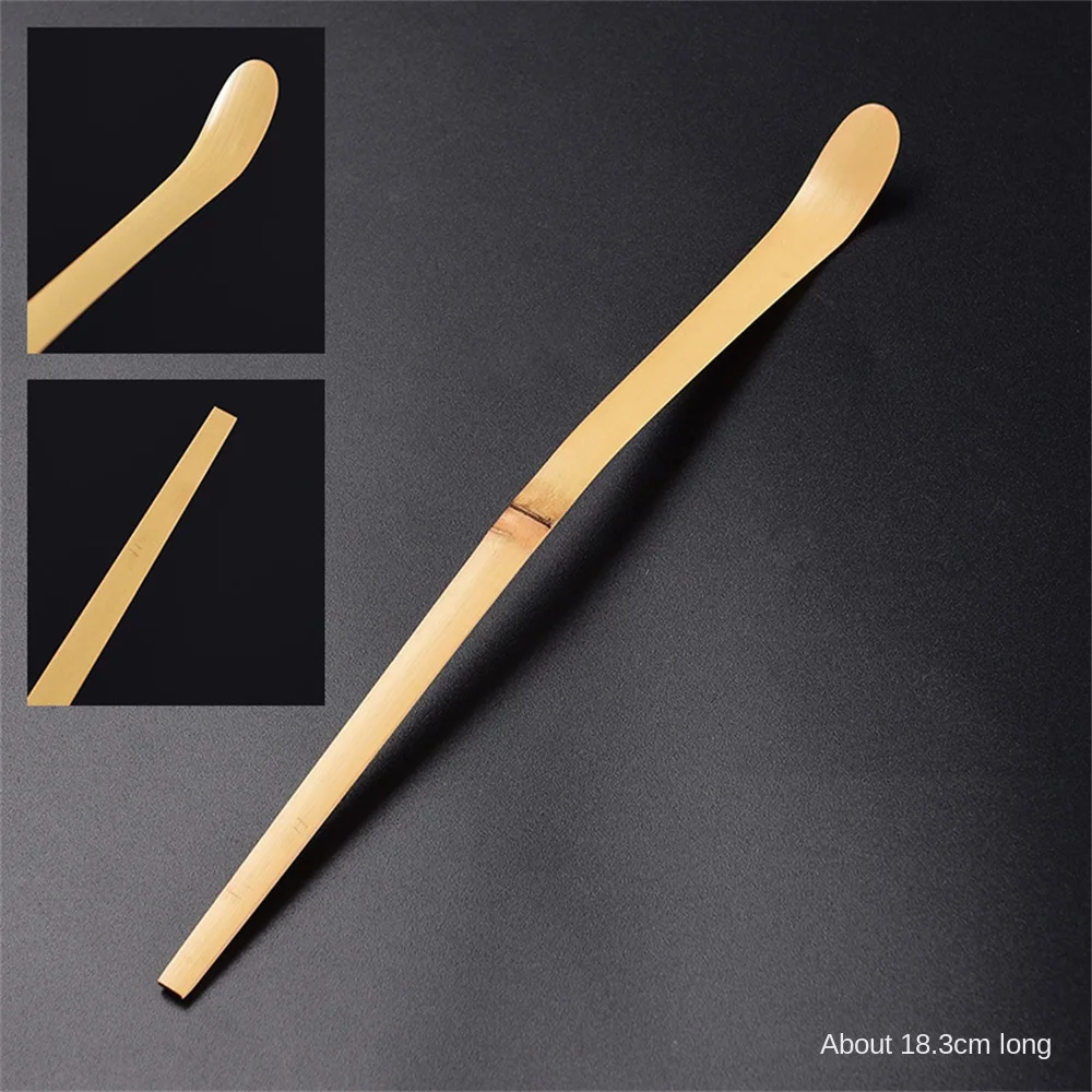 Tea Ceremony Tool Round Tea Ceremony Accessories Without Burr Tea Separation Bamboo Tea Needle Coffee Tea Stirring Spoon Tea Set