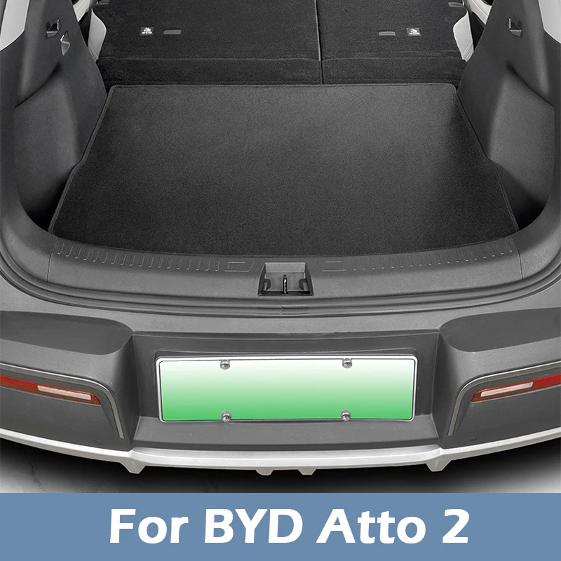 

For BYD Atto 2 2024 2025 Cargo Liner Car Trunk Protection Mat Suede Ground Anti-slip Pad Anti Dirty Auto Interior Accessories