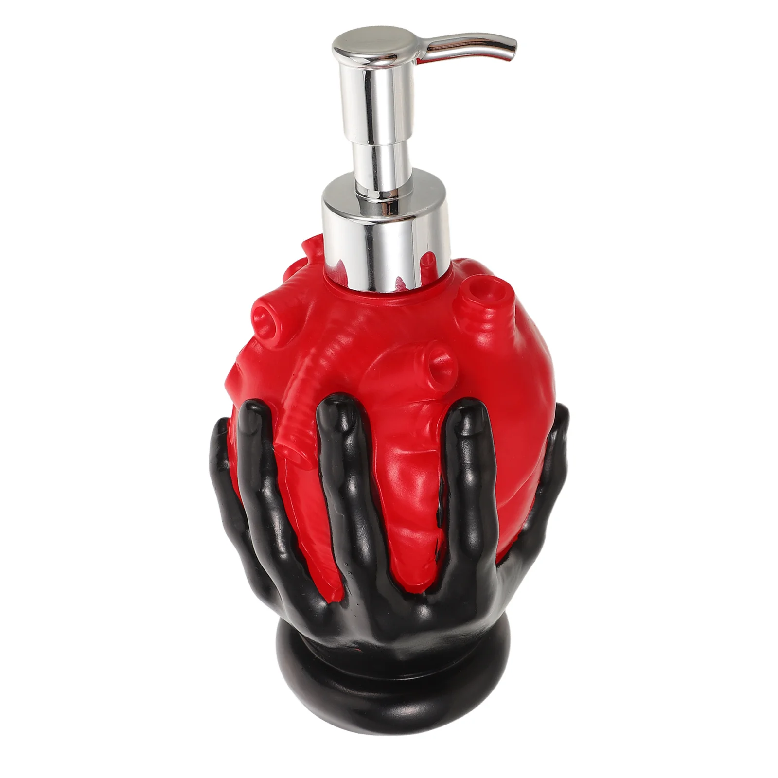 

Heart Shaped Soap Dispenser Gothic Anatomical Design Refillable Liquid Pump For Bathroom Kitchen Sink Halloween Decor Spooky