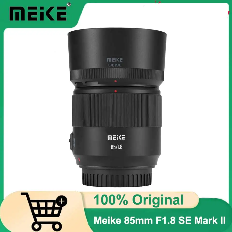 Meike 85mm F1.8 SE Mark II Full Frame Auto Focus STM Lens for E/EF /F/Z/L -Mount Cameras