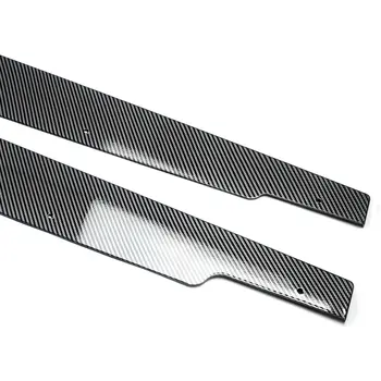 適用於BMW M3 E90 E92 E93 M3 325i 328i 330i 335i 2008 2009 2010 2012 2013 的側裙延伸件,側邊保險桿唇邊套件 8 最佳銷售 BMWE90側裙 - №3