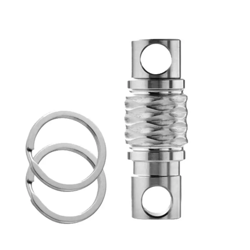 Titanium Alloy Keychain Quick Release Metal Keychain Car Key Ring Belt Clip Titanium Alloy Detachable Rotating Buckle For Home