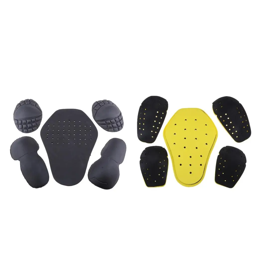 

Motorcycle Protection Pads Lightweight EVA Armour Kit for Motocross Racing Shoulder Elbow Knee Back