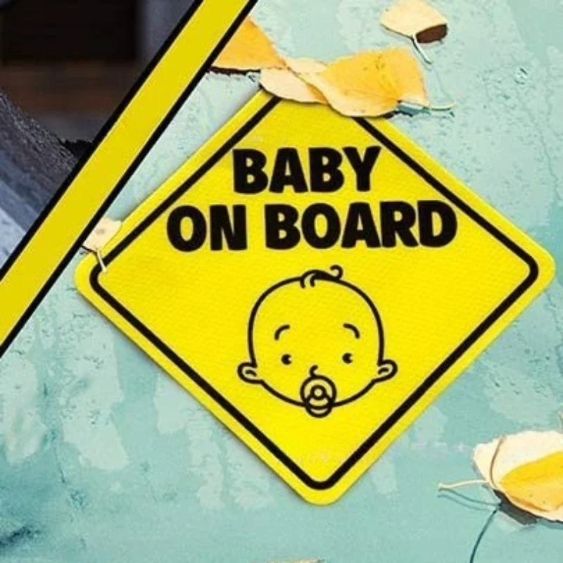 Baby On Board Sticker Sign,2 Pack,5