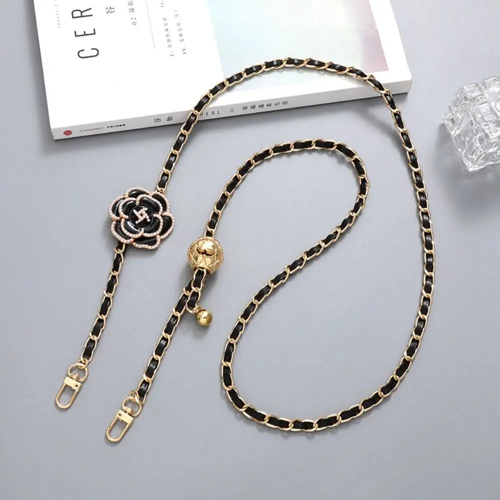 

Anti-lost Crossbody Phone Chain Camellia Diagonal Phone Case Hanging Long Phone Charm Phone Neck Straps Girl Ladies