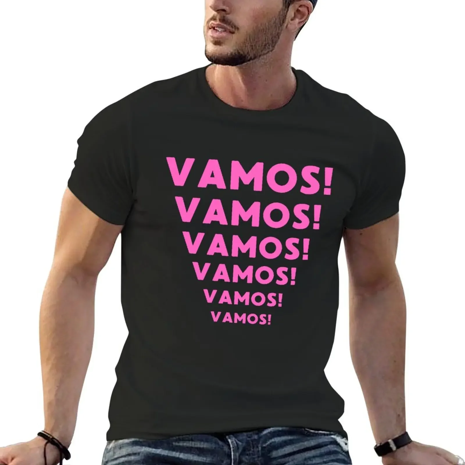 

Vamos | Go Go Go | Motivational | Inspirational T-Shirt quick-drying graphic t shirt vintage luxury clothes men