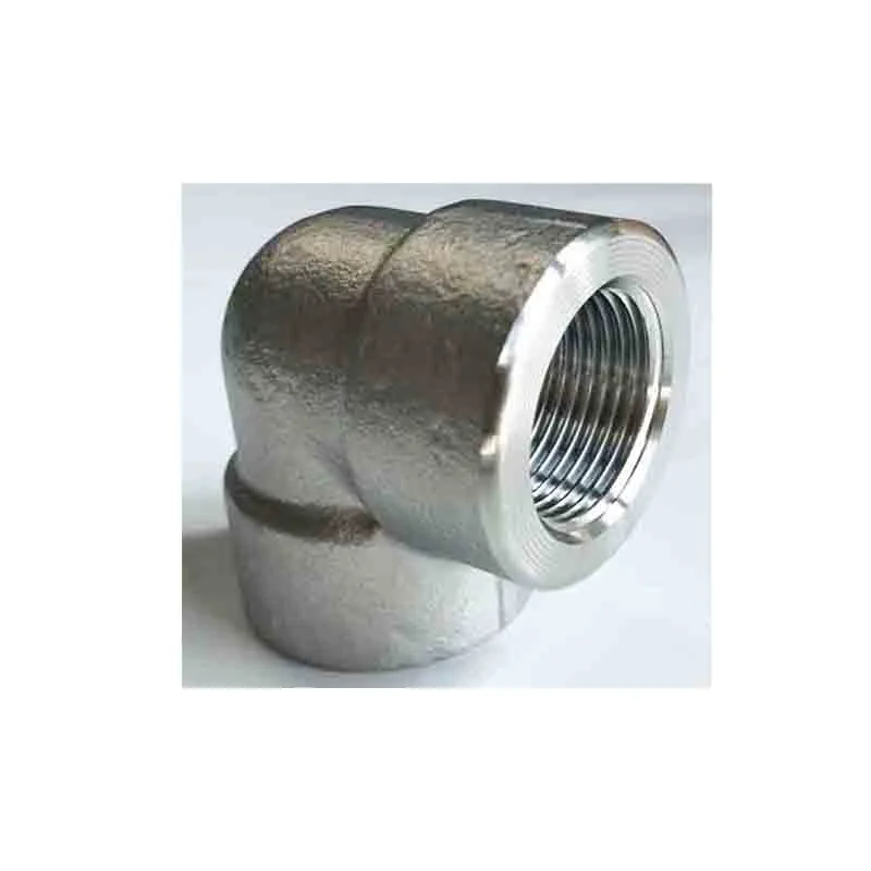 Forged Pipe Fitting Stainless Steel 304 DN50 2000# Thread Elbow