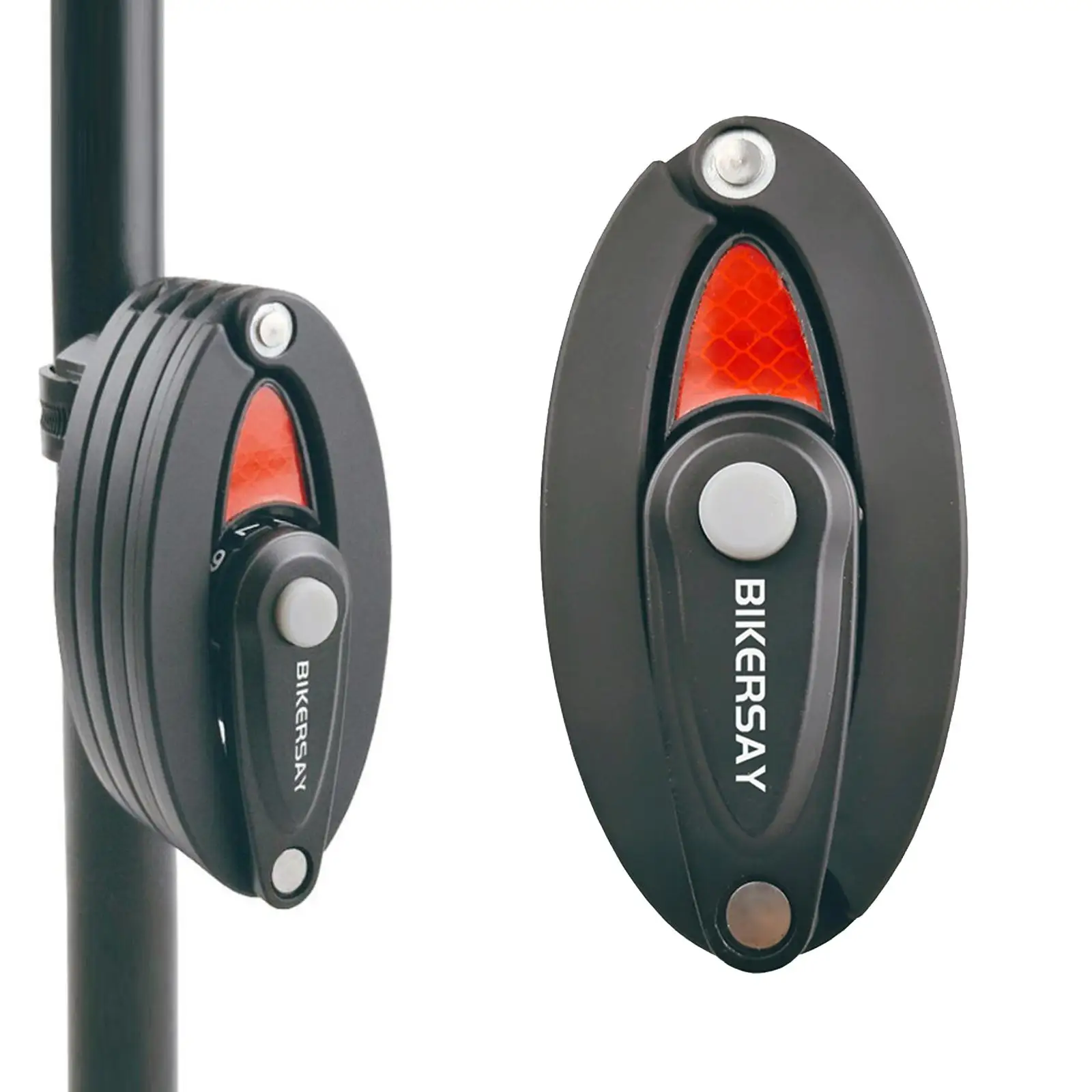 Bike Foldable Digit Password Locks 7 Joints Cable Locks Padlock