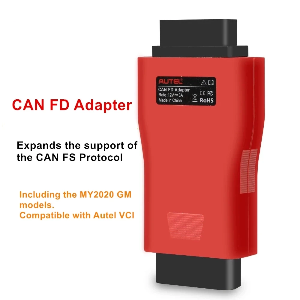 16 Pin CAN FD OBD Adapter Support CAN FD PROTOCOL Support Diagnosis for GM Key Programming for MX808IM/MS906S/908/908S/908SPRO