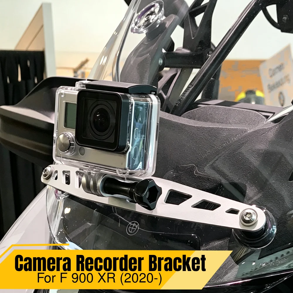 Motorcycle F900XR Accessories For BMW F900 XR F 900 XR 2020- Camera Support For GoPro Camera Bracket Windshield Recorder Holder
