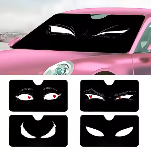 Evil eyes funny love Car SunShade Parasol Car Windshield Sun Shade UV Protection and Interior Cooler