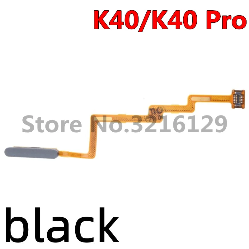 100% Original For Xiaomi Redmi K30 K40 K50 Pro K20 4G 5G Gaming Fingerprint Sensor Home Return Key Menu Button Flex Ribbon Cable