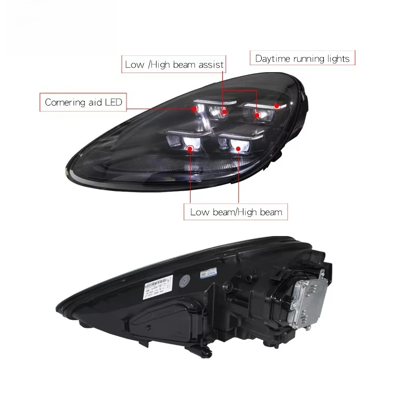 [1979LL] مجموعة هيكل السيارة 2011-2014 92A 958.1 المصد الأمامي ترقية إلى 2024 2025 Turbo GT Style Body Kit لـ Cayenne 958