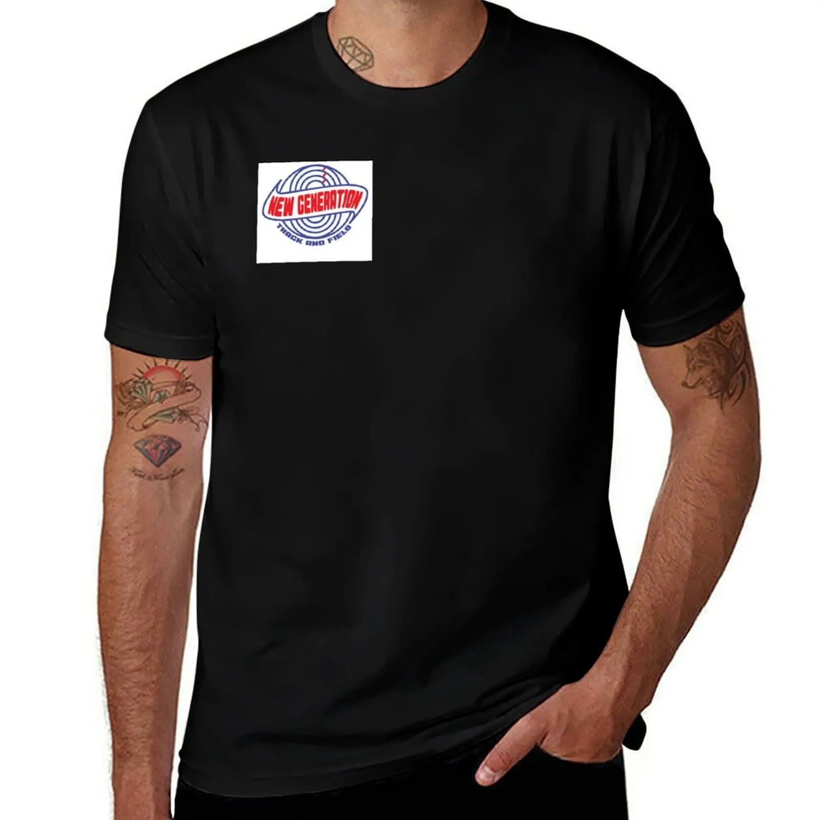 New Generation Track And Field T-Shirt Basic Plain Tee for Spring and Summer