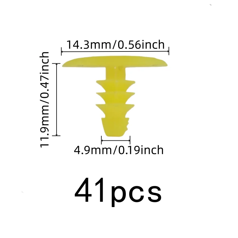 41 pcs Windproof Strip Clips for Frame Seal Fixing, Easy One-Step Install, Secure Snap-in Design, Multipurpose