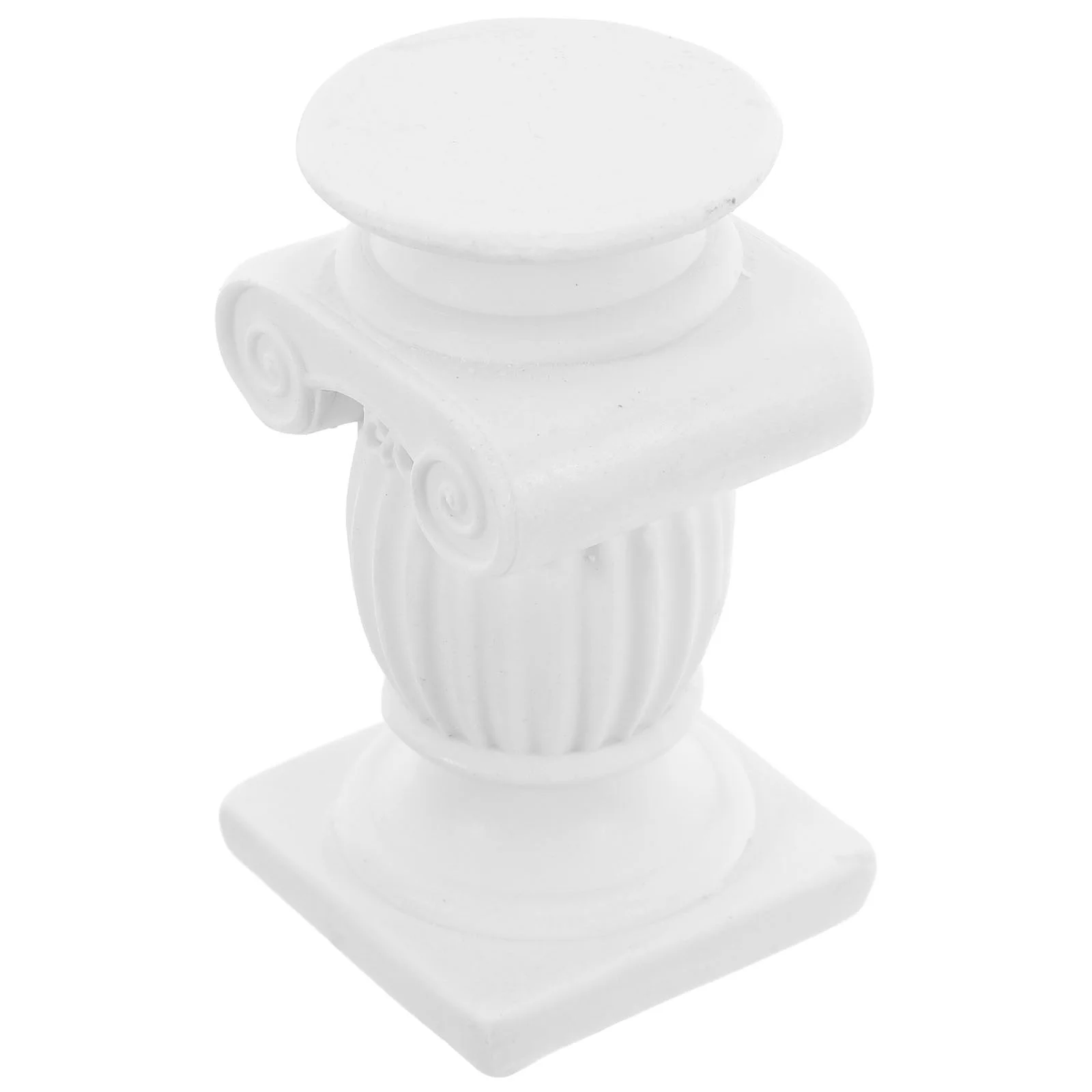 Colonna romana in miniatura Pilastro in resina stile greco Scultura da tavolo Ornamento Layout Base Supporto Foto Prop, Casa Dicembre