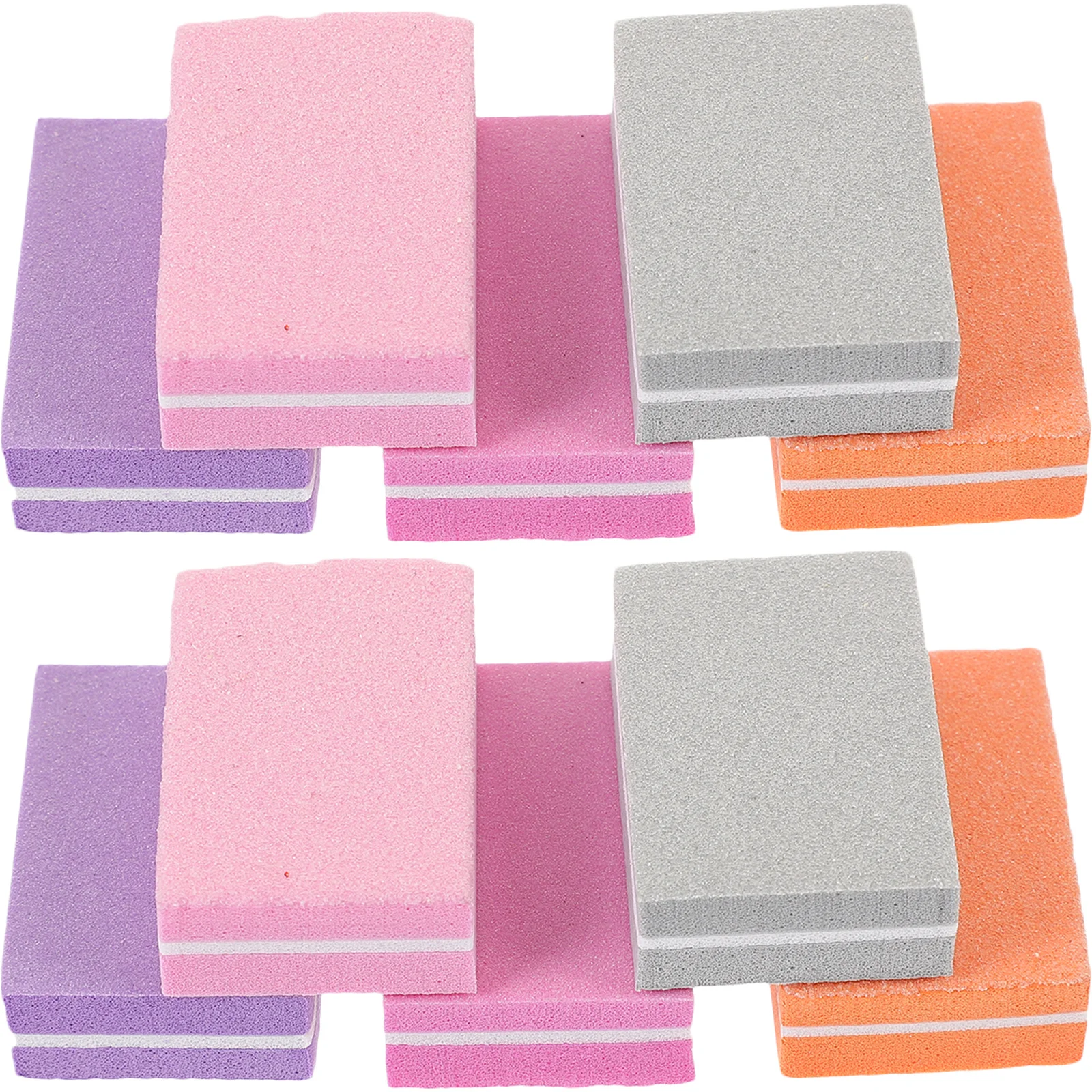 50 szt. Kompaktowych pilników do paznokci, dwustronne pilniki gąbkowe do manicure i pedicure paznokci u rąk i nóg.