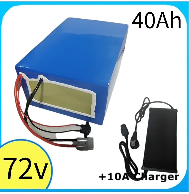 

72V 40Ah Li-Ion Battery Bluetooth BMS APP for Electric Snowmobile Mountain Bike Tractor Motorcycle Scooter - Lithium-ion High Ca