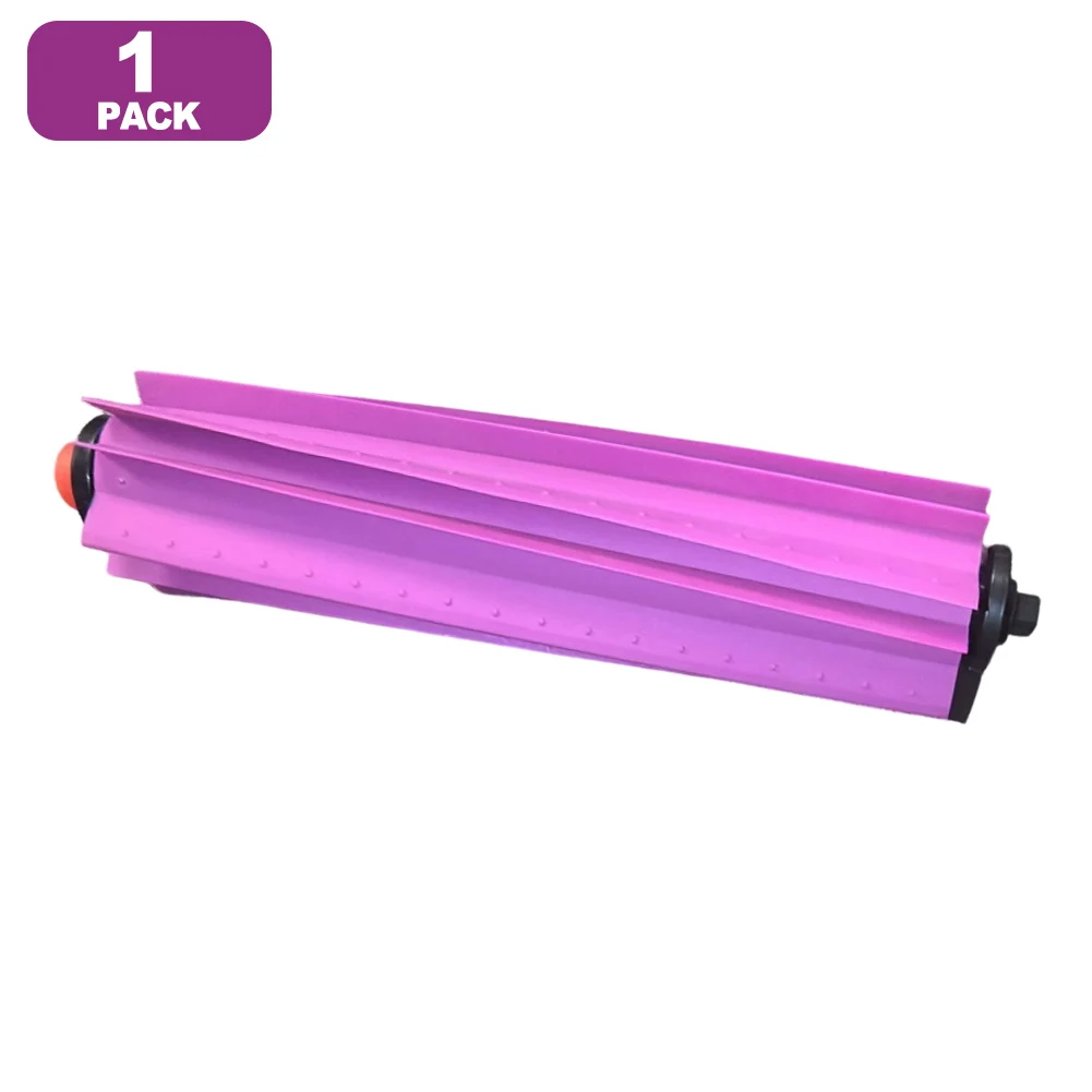 1/2 قطعة فرشاة مطاطية لـ-Midea V16 / For-Eureka J15 For-Evo Ultra أجزاء مكنسة كهربائية روبوتية ذاتية التفريغ فرشاة متعددة الأسطح