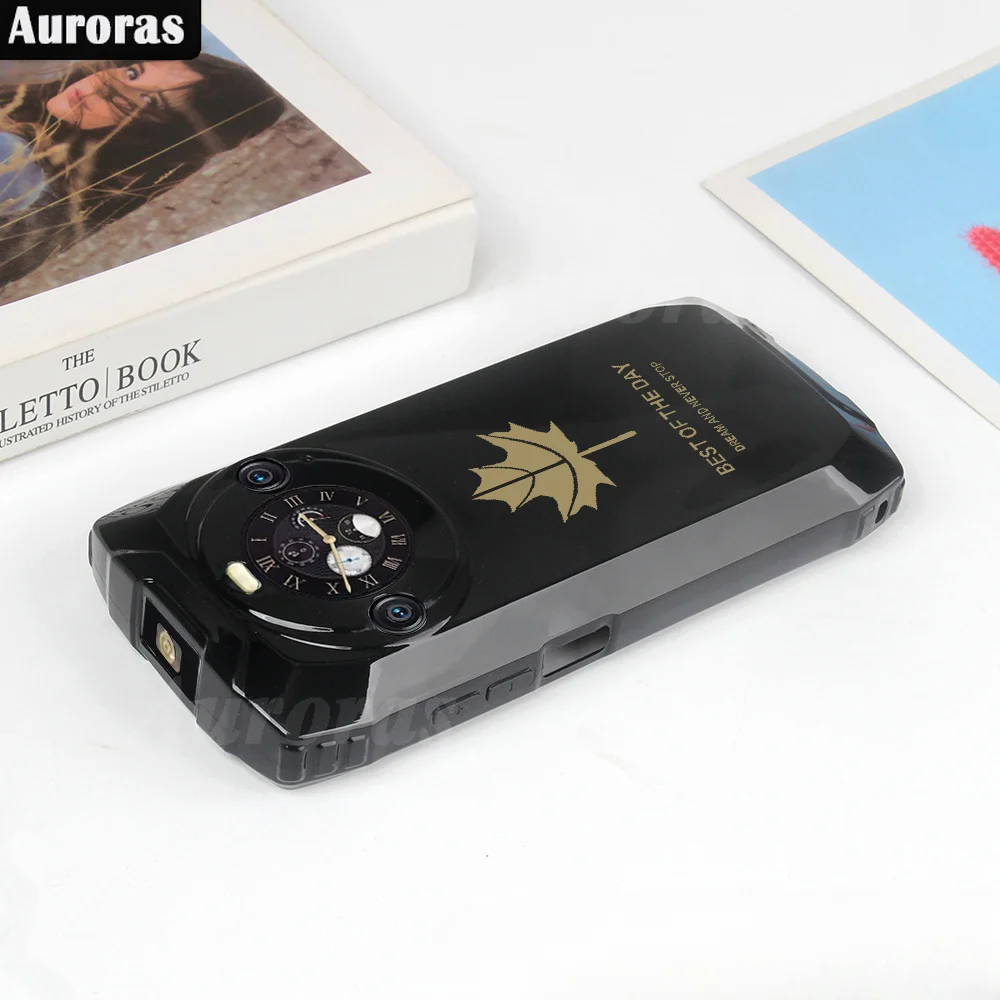 Auroras For  Blackview BV9300 Pro Cover Luxury Maple Leaf Silicone TPU Soft Case For Blackview BV9300 Pro Shell