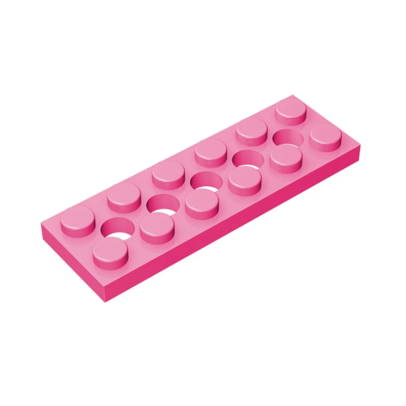 Gobricks Moc Assembleert Deeltjes 32001 High-Tech Plaat 2X6 Met 5 Gaten Bouwstenen Delen Kinderen Diy educatief Onderdelen Speelgoed