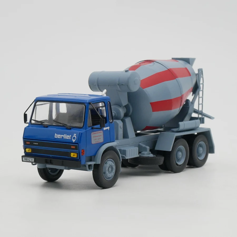 IXO 1:43 Scale Berliet GRH Cement Tank Truck Concrete Mixer Alloy Model Diecast Vehicle Collectible Souvenir Boys Toys