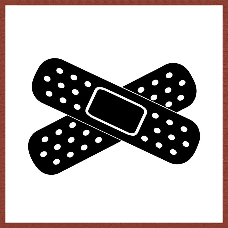 

Funny Band Aid Car Bumpers Window Vinyl Decal Creative Stickers Car Accessories
