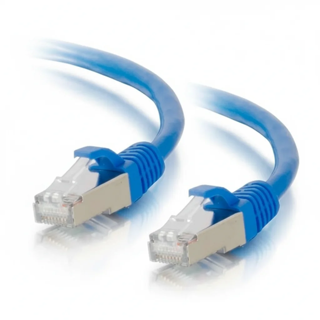 C2G 757120006817 10-feet CAT6a Ethernet Network Patch Cable - Snagless - Shielded (STP) - 1x RJ-45 Male - 1x - Used-Like New