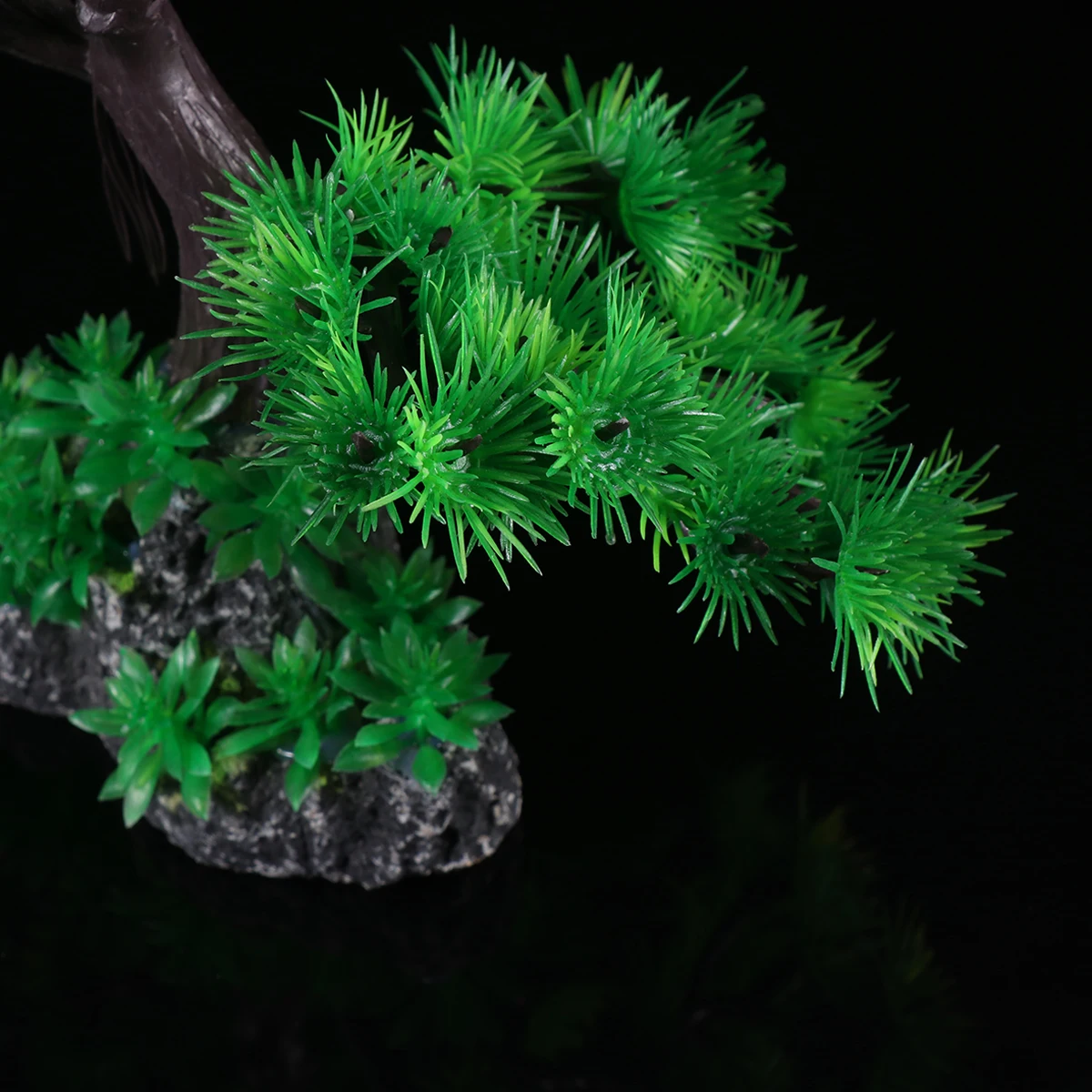 

Artificial Green Plants Aquarium for Fish Tank Betta Fishing Items Small Coconut Large