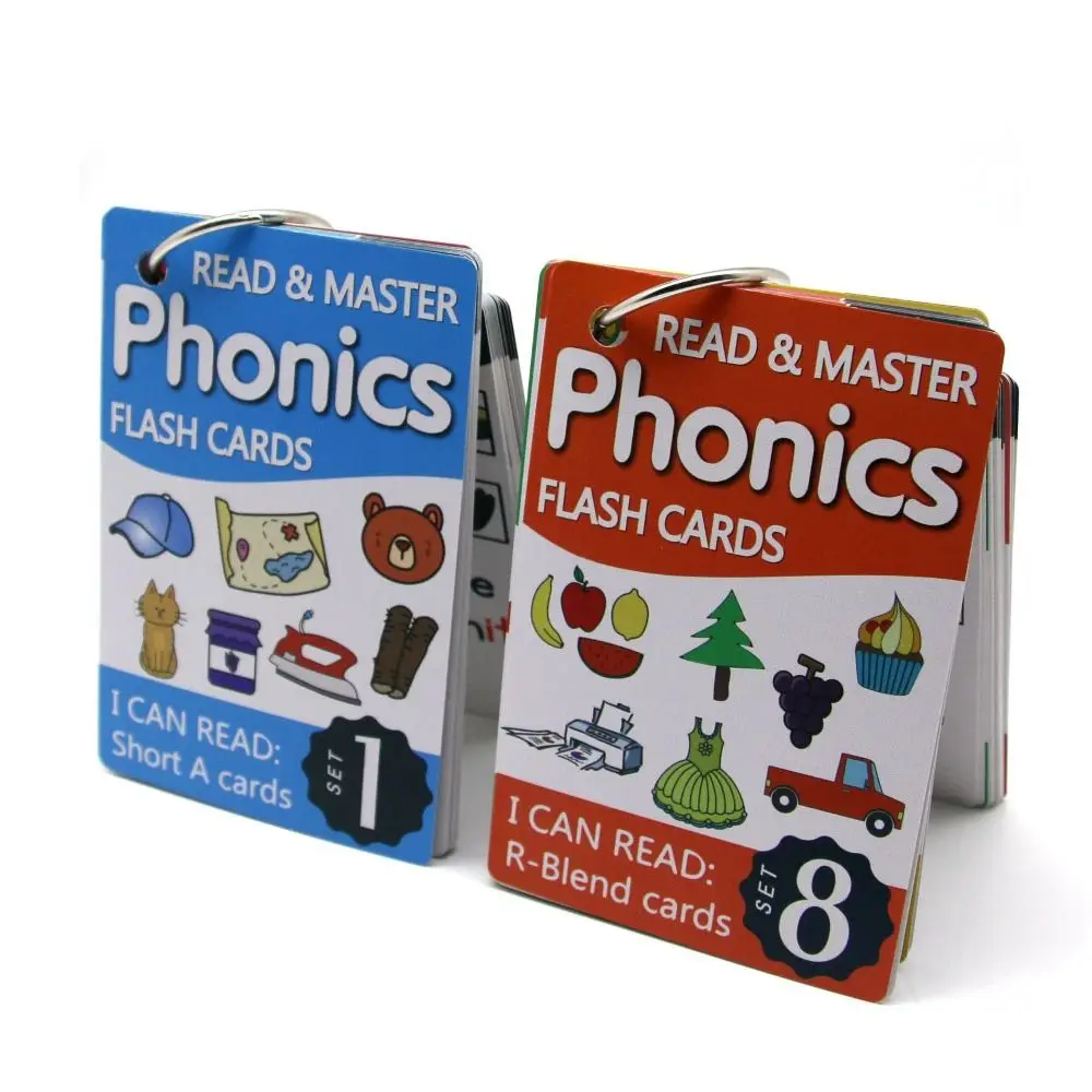 Vibrant Phonics Learning Flashcards Boost Memory CVC Words Alphabet Learning Cards Educational Enhance Cognitive Skills