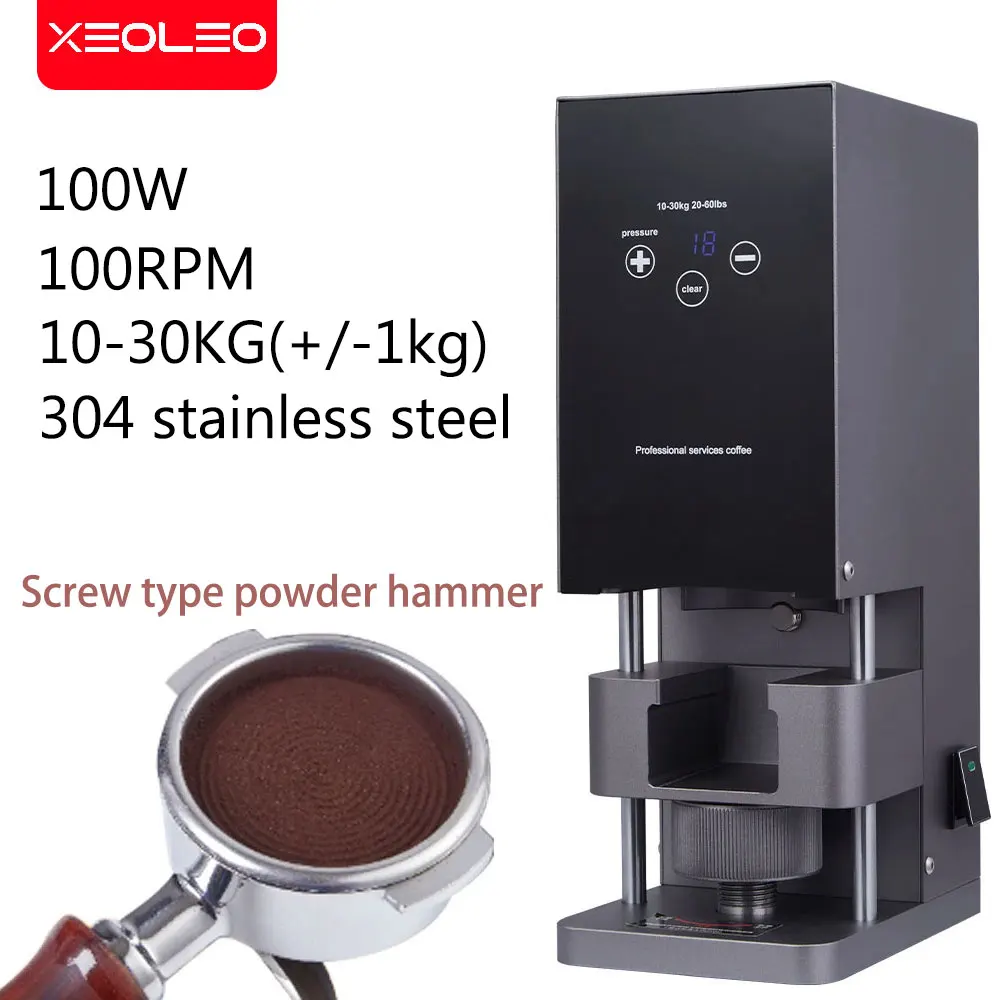 

XEOLEO Electric 58MM Coffee Tamper Machine Automatic Flat Press Hammer Constant Pressure Grinder Coffee Bean Powder For Espresso