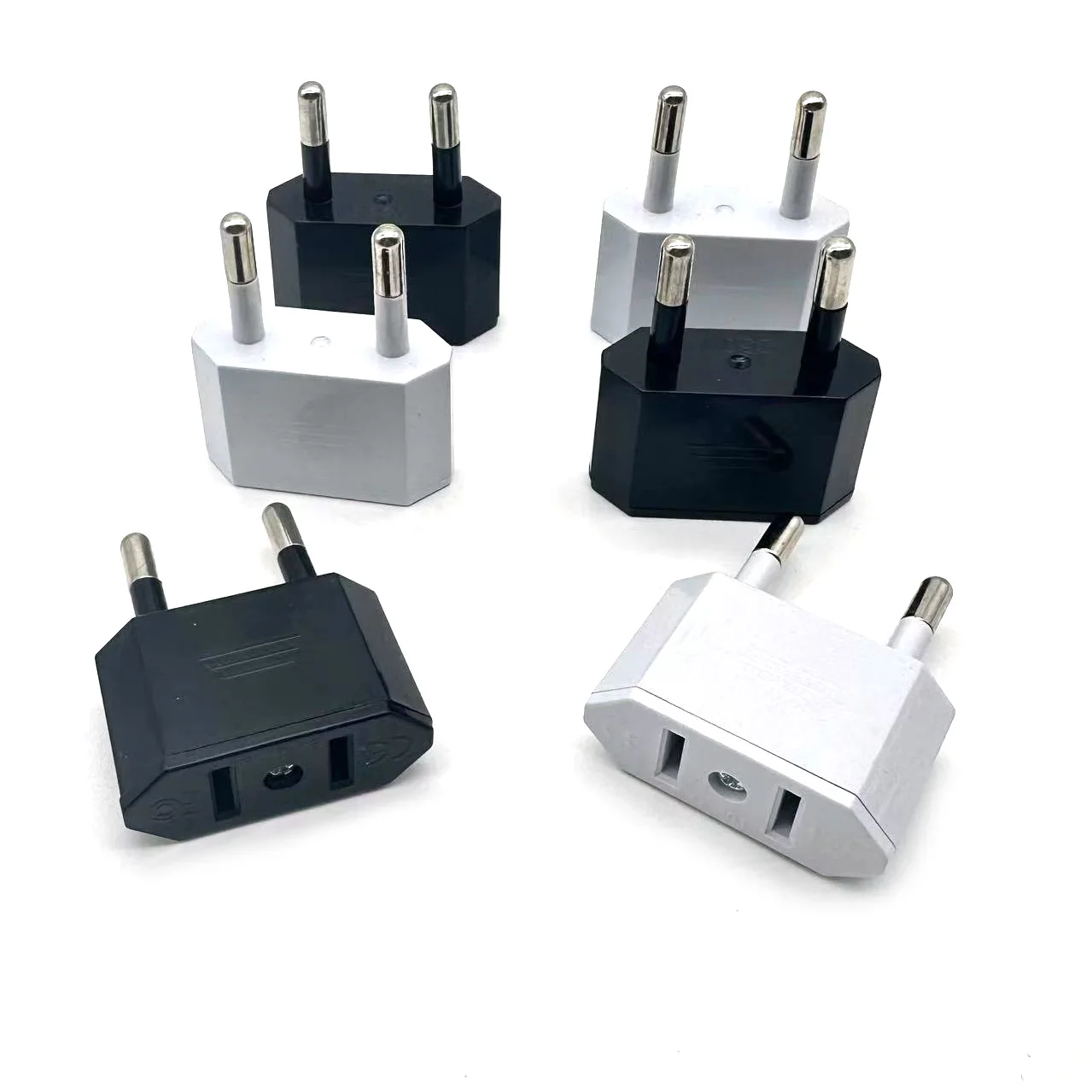 

100pcs Power Plug Adapter US To EU Euro Europe Plug Power Plug Converter Travel Adapter China CN to EU Adapter Electrical Socket