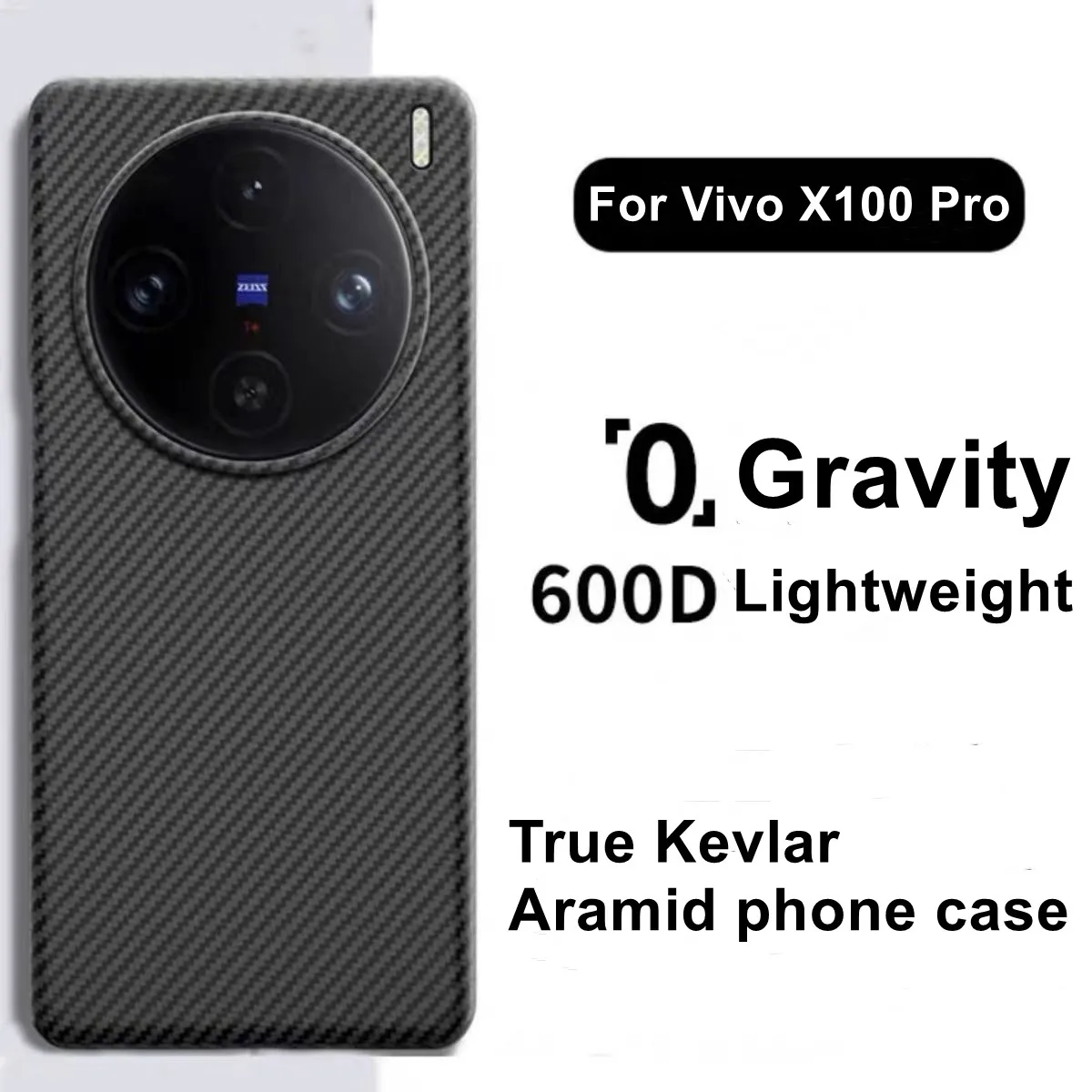 Luxury Ultra-thin Carbon Fiber Phone Case For Vivo X100 Pro Cover Aramid fiber Anti-fall Magnet Funda For Vivo X100 Pro 5G Funda