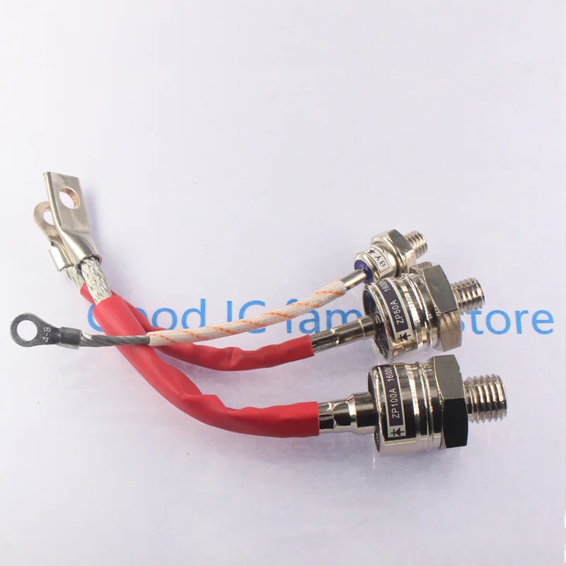 Ladegerät Anti-Rückfluss-Gleichrichterdiode ZP-10A ZP-20A ZP-50A ZP-100A Vorwärts-/Rückwärts-1600-V-Gleichrichterrohr vom Bolzentyp