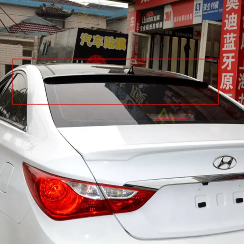 Different Colors Painted ABS sports Car Rear Roof Spoiler Wing For Hyundai Sonata 2011-2014 no drilling needed