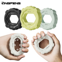 Fitness Finger Ring Workout Device Silicone Hand Gripper Muscle Strengthener Ring Wrist Finger Trainer Exercise Carpal Expander