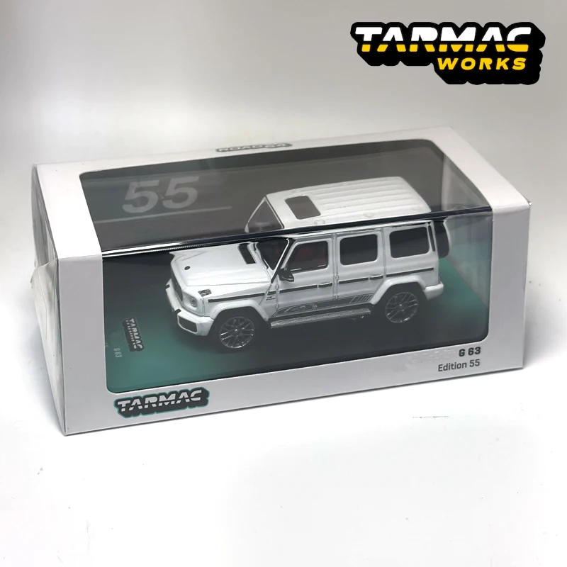 Tarmac Works 1:64 TW G63 Edition 55 White alloy car model