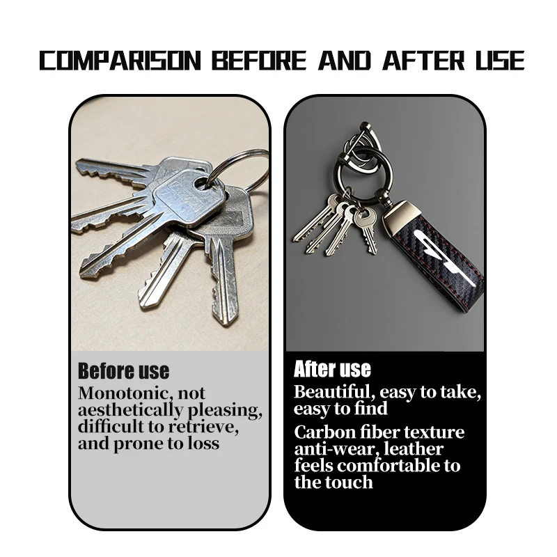 High-Grade Leather Motorcycle Keychain Holder Keyring For KIA Cerato Proceed Forte Stonic Picanto Ceed GT line Rio K9 K3