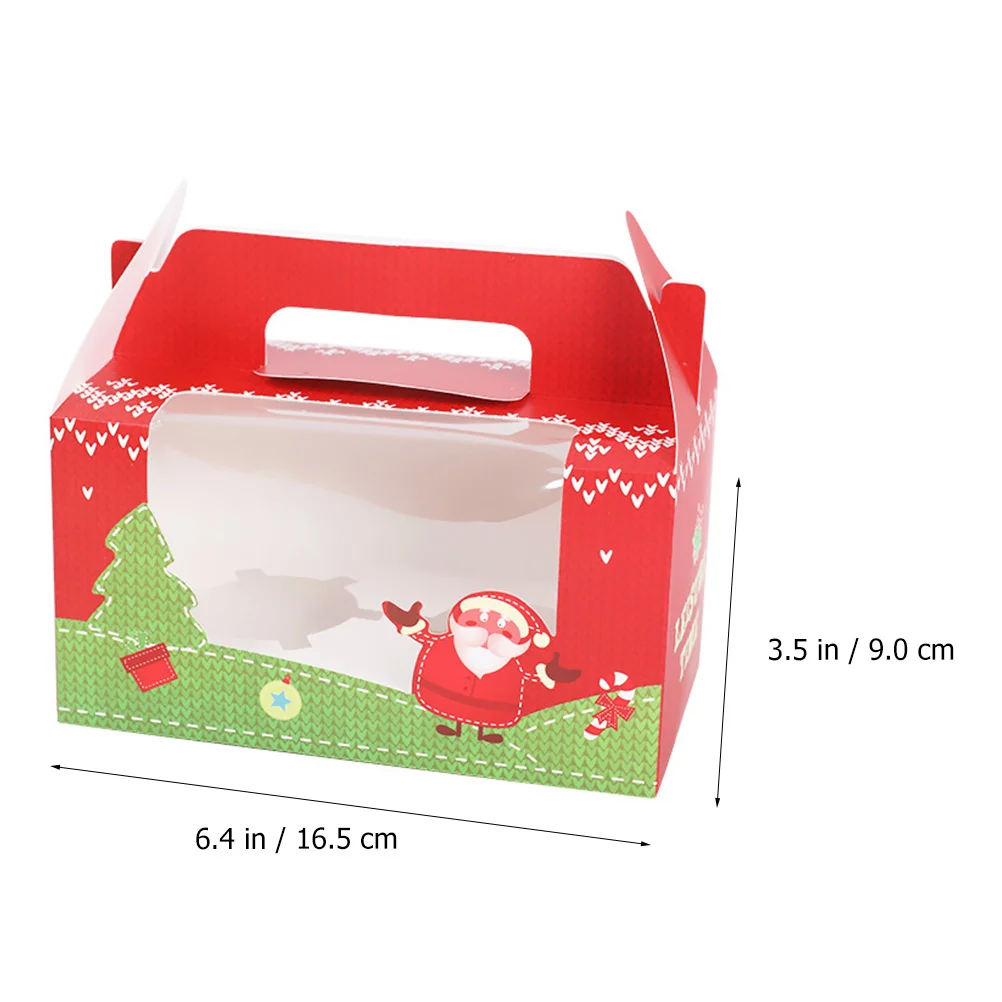 20 шт. коробки для кексов, экологически чистый пищевой бумажный контейнер для кексов из плотной бумаги с оконной вставкой на день рождения