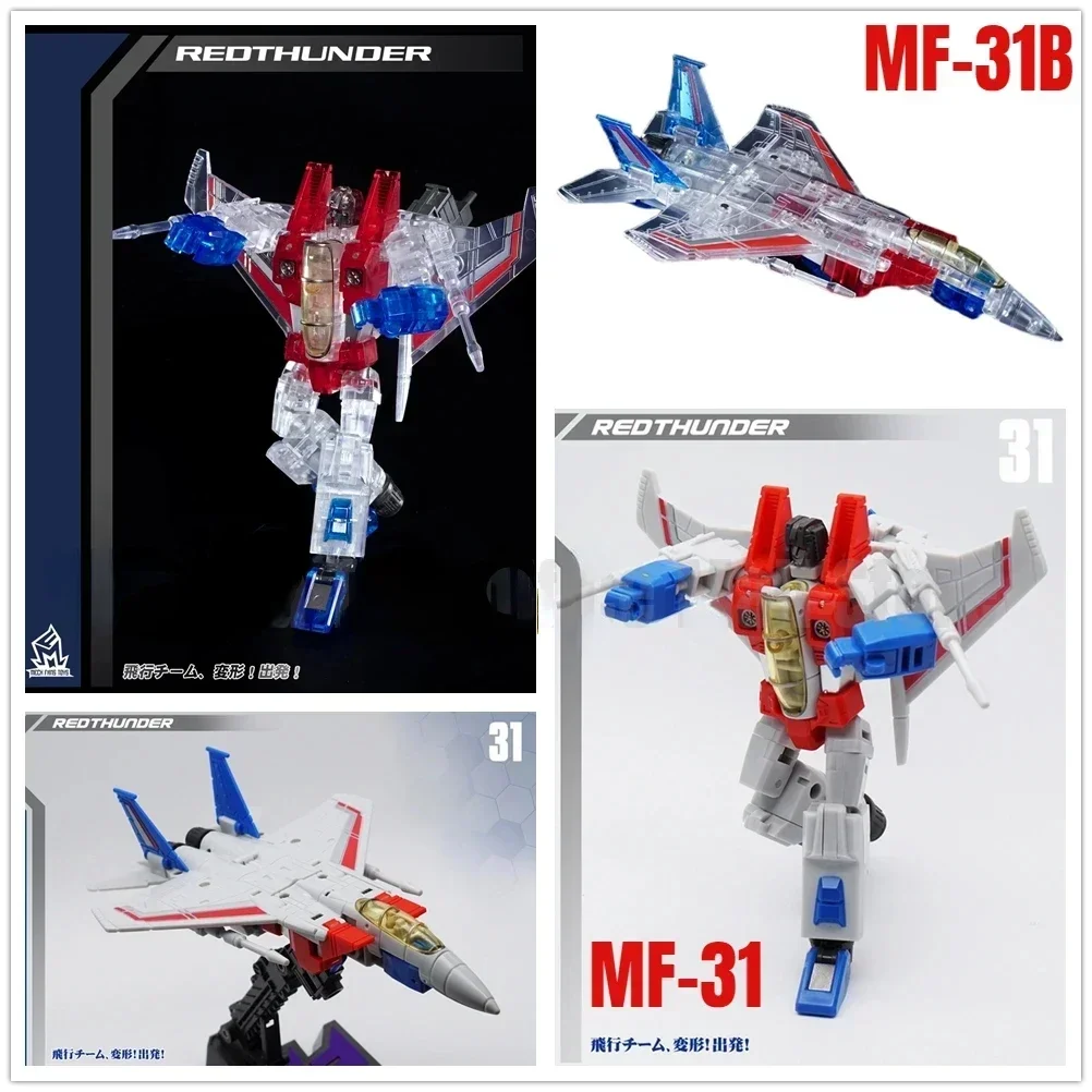 In Stock Transformation Mechanic Toys MFT MF-31 MF-31B Starscream MF31 MF31B Redthunder MF31X 11CM Action Figure Collection Gift