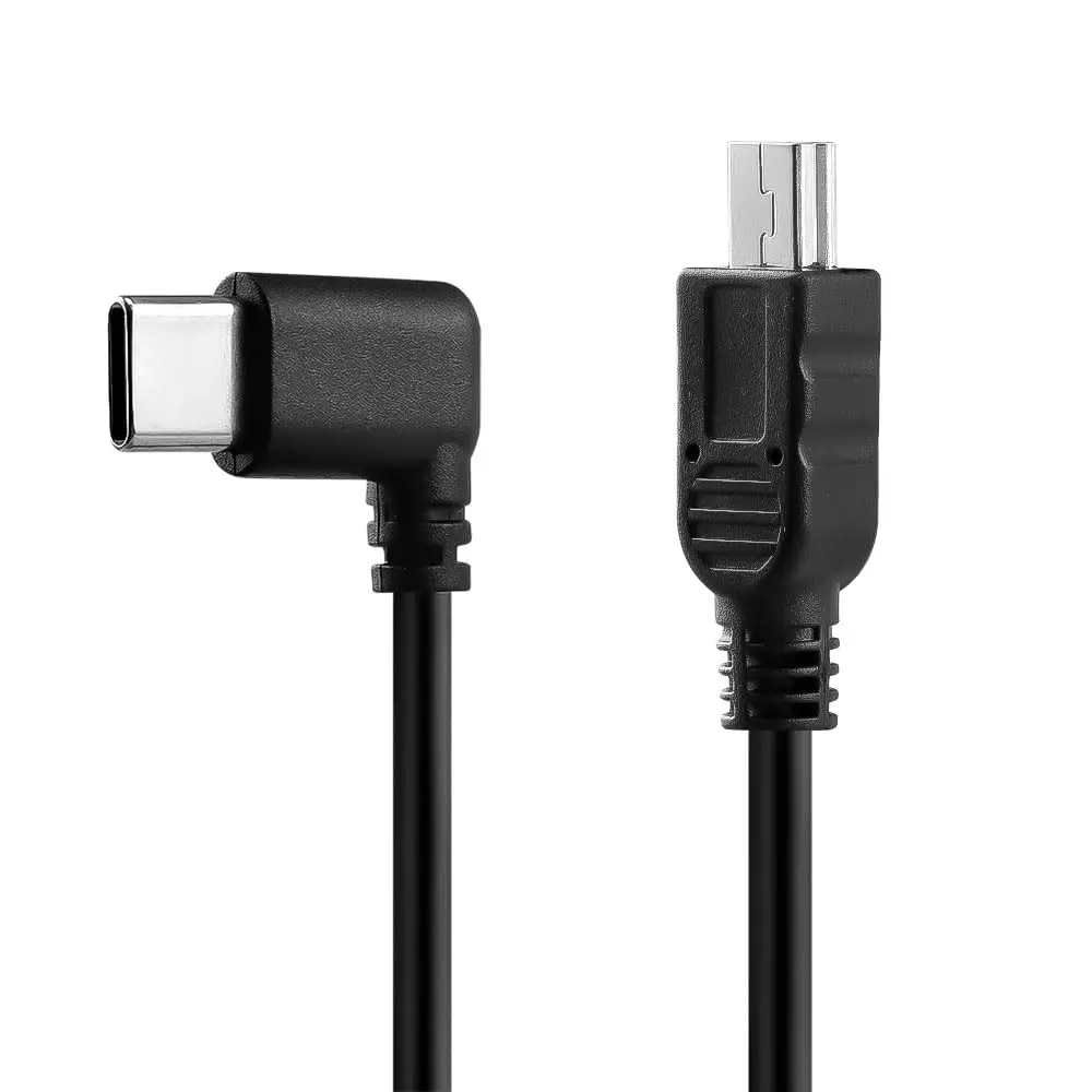 

Угловой кабель Type-C - Mini-USB для управления DJI SC2 RS2 RS3 RS3 Mini RS4, кабель Run Stop для Canon 6D2 5D3 80D 77D, 34 см