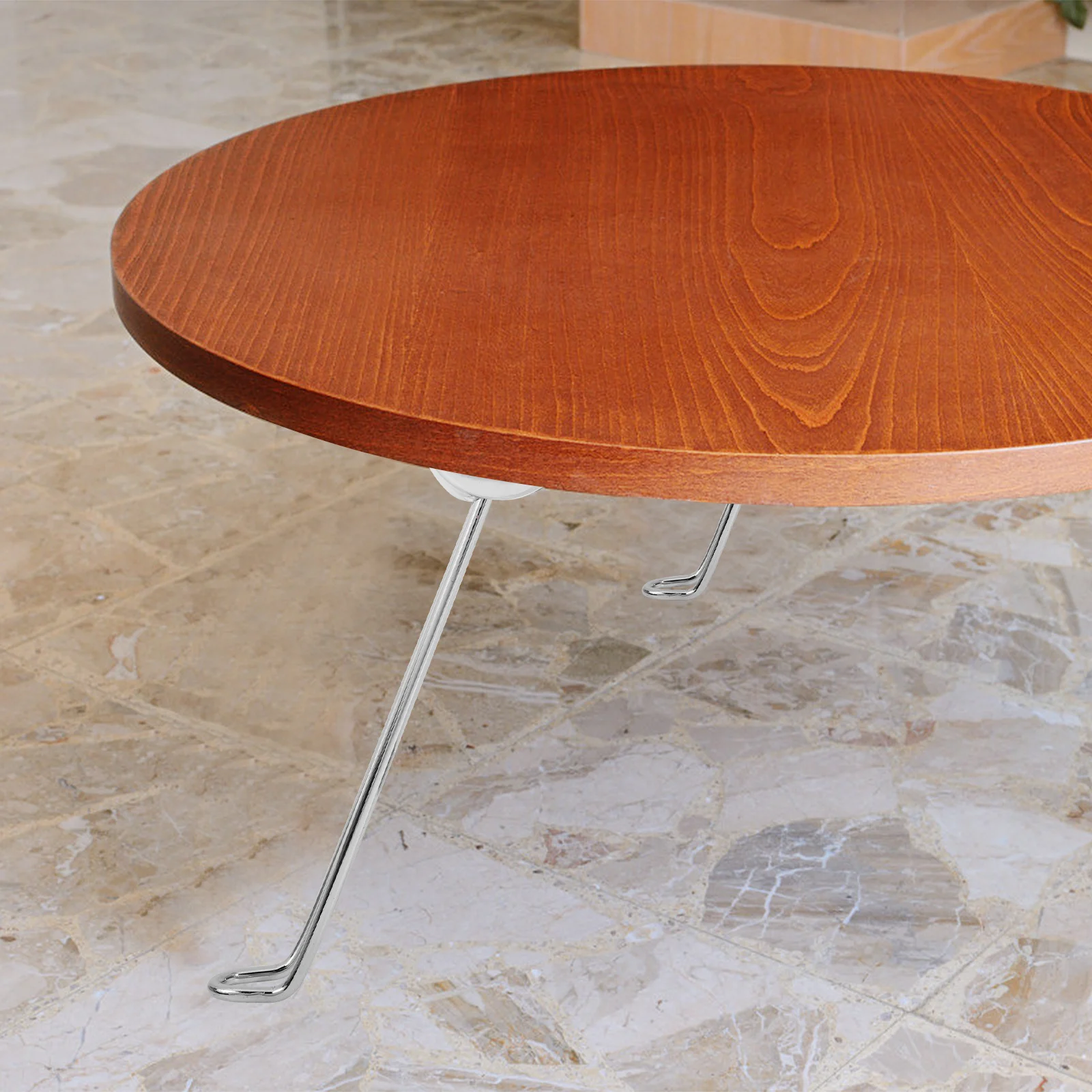 

4Pcs Metal Folding Table Legs Iron Durable Home Desk Replacement Legs for Computer Bed Sofa Table Furniture Leg