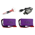 2Pcs Charger