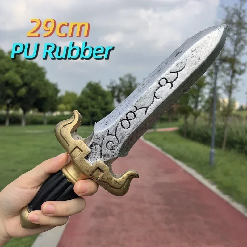 Couteau épée poignard 1:1 7 Styles 32cm, jeu de film, écailles de poisson Anime, modèle accessoire de Cosplay, arme en PU, cadeau de jeu de rôle frais