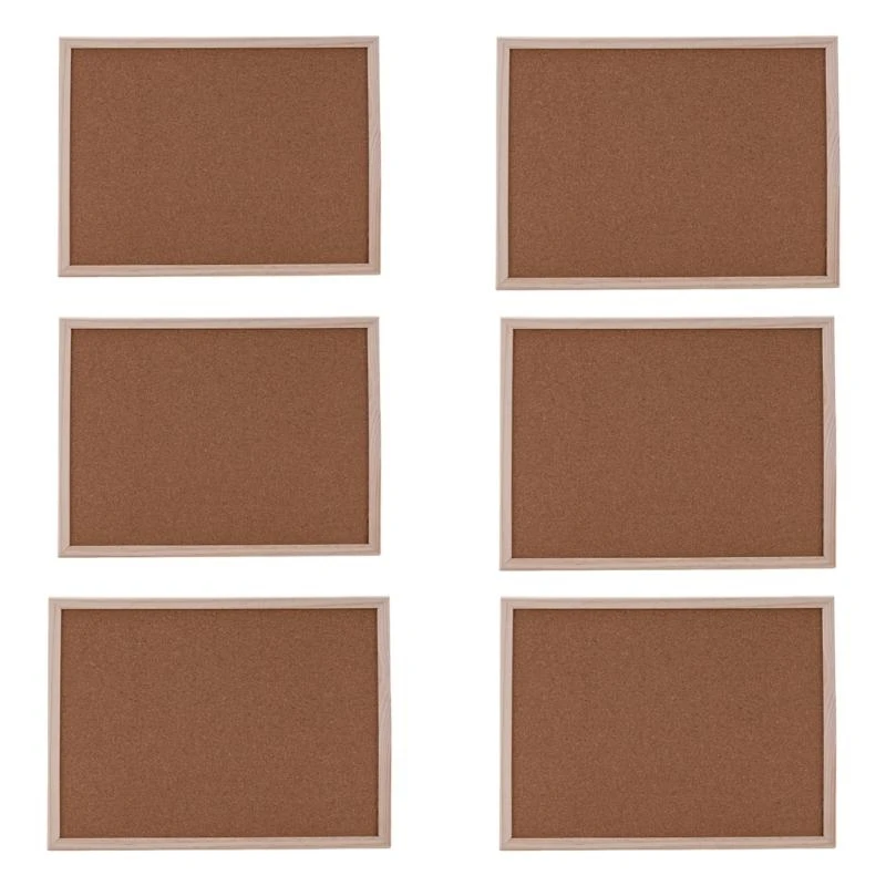 Korkbrett Holz gerahmtes Korkboard Dekoratives Hängsnadelbrett für Schulbüro -Bulletin -Board und dekorative Ausstellung