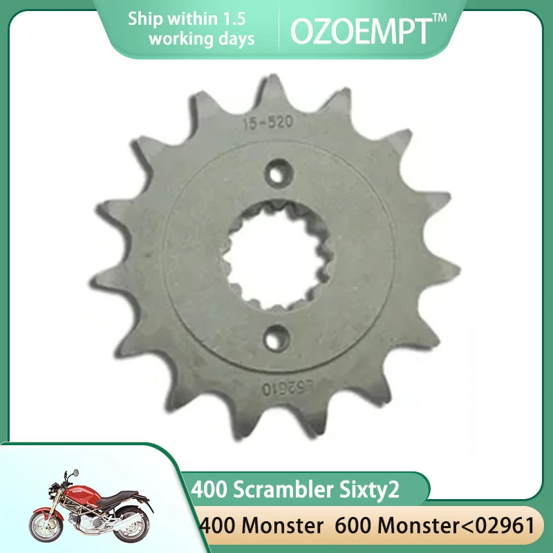 

Передняя Звездочка мотоцикла OZOEMPT 520-15T подходит для 620 Multistrada 620Sport 695Monster 696Monster 750Monster 750Sport