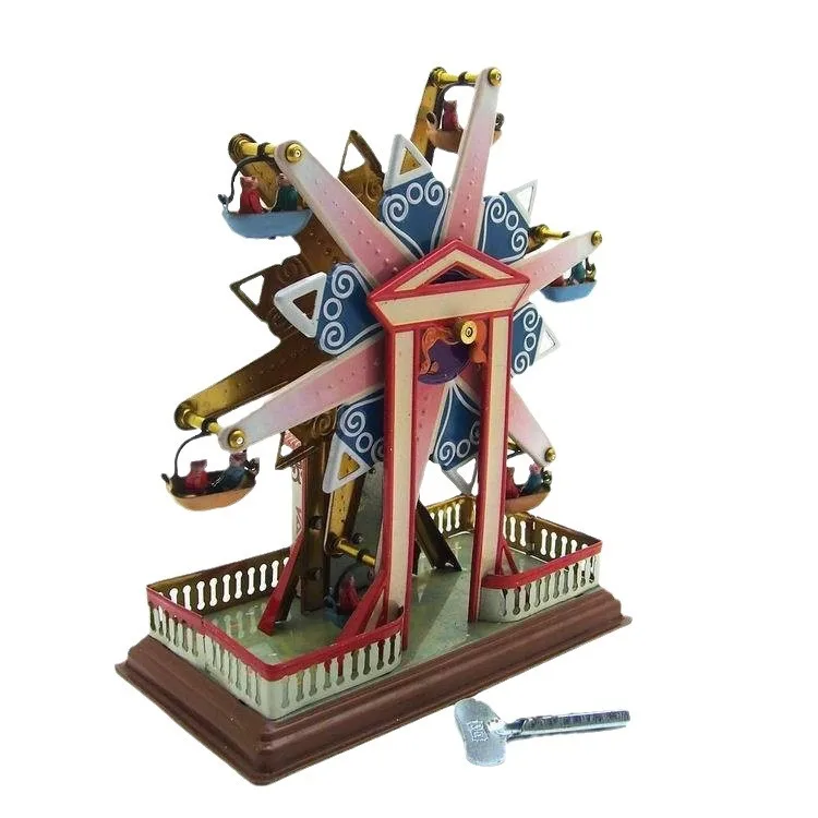 Noria MS435, accesorios creativos nostálgicos Retro, adorno, regalos personalizados, artesanías de estaño