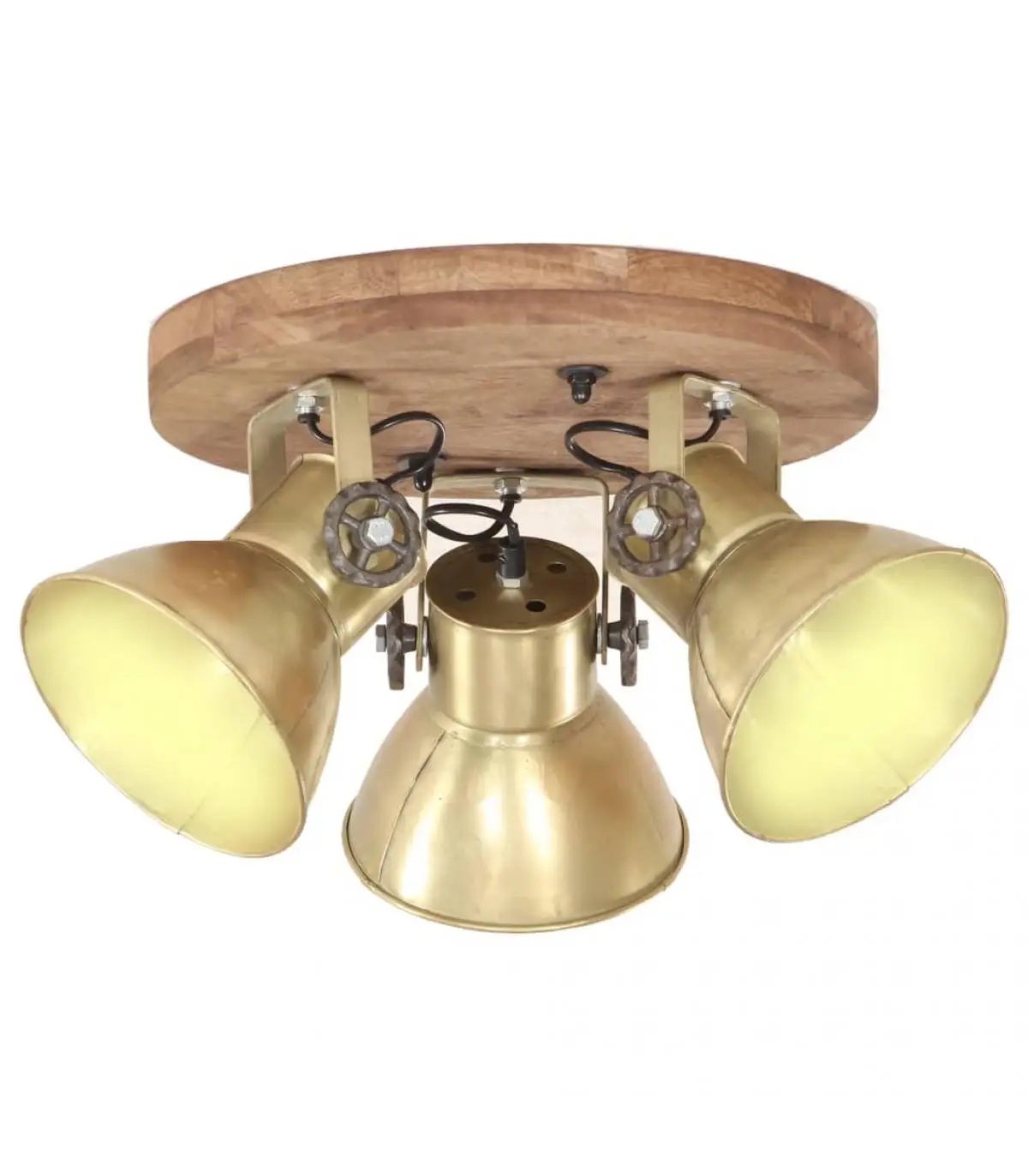 Industrial ceiling lamp 25 W brass 42x27 cm E27 lamps