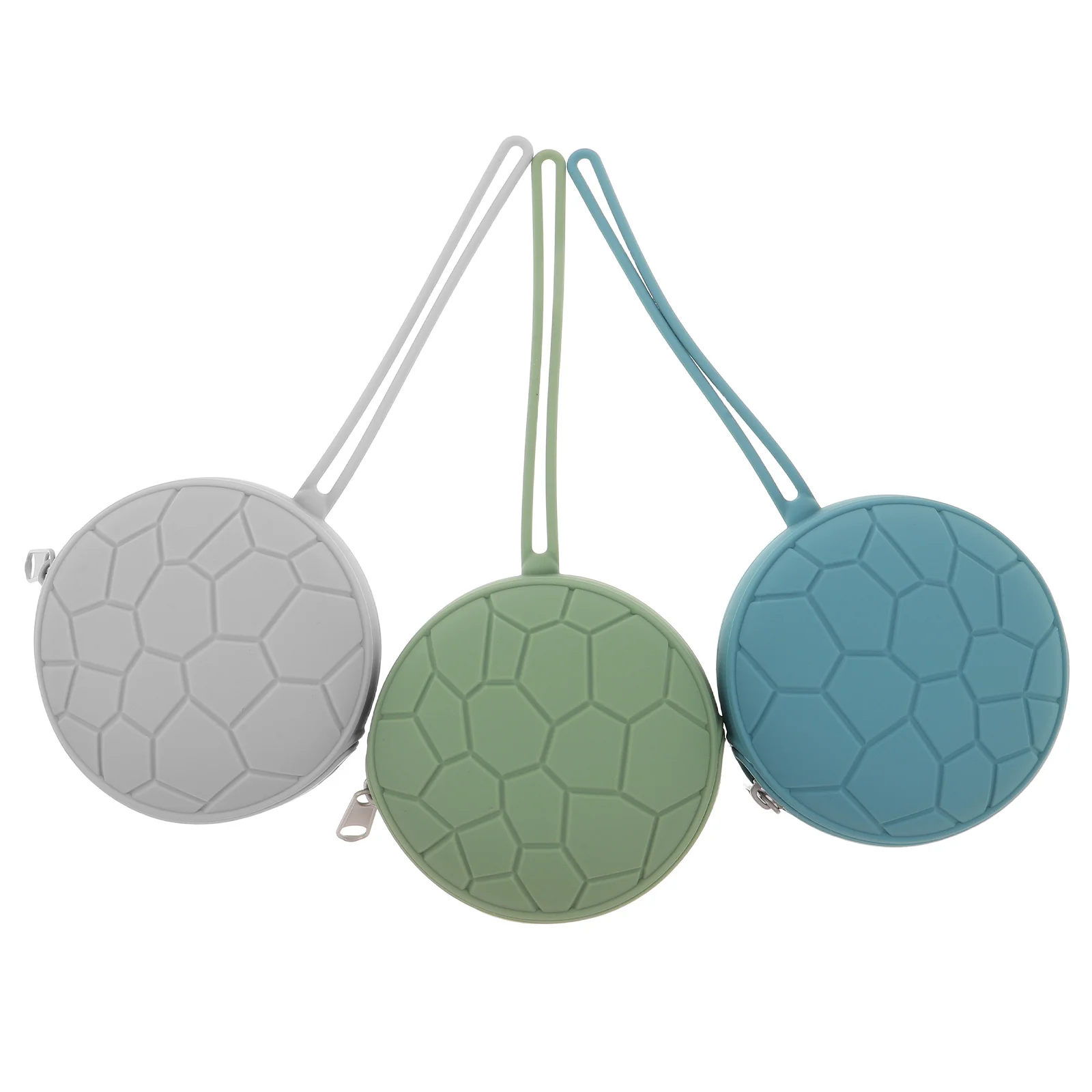 

3Pcs Baby Pacifier Storage Bag Portable Waterproof Silicone Holder Case Travel Organizer for Diaper Bag Teether Storage Pouch