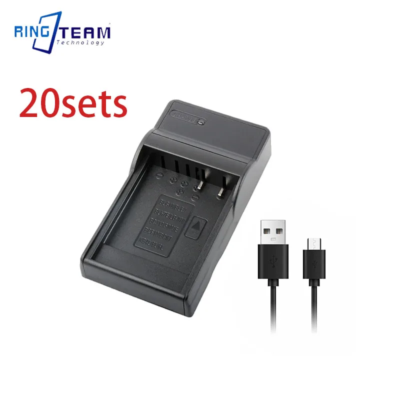 

20PCS DMW-BLH7 DMW BLH7 BLH7E BLH7PP Battery USB Charger for Panasonic Lumix DMC-GM5, DMC-GF7, DMC-GF8, GF9